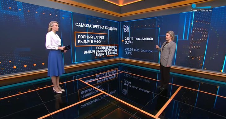 Доцент МБИ приняла участие в программе «Финансовая среда» телеканала Санкт-Петербург